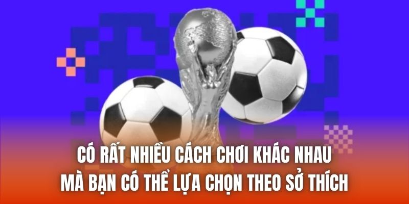 Có rất nhiều cách chơi khác nhau mà bạn có thể lựa chọn theo sở thích